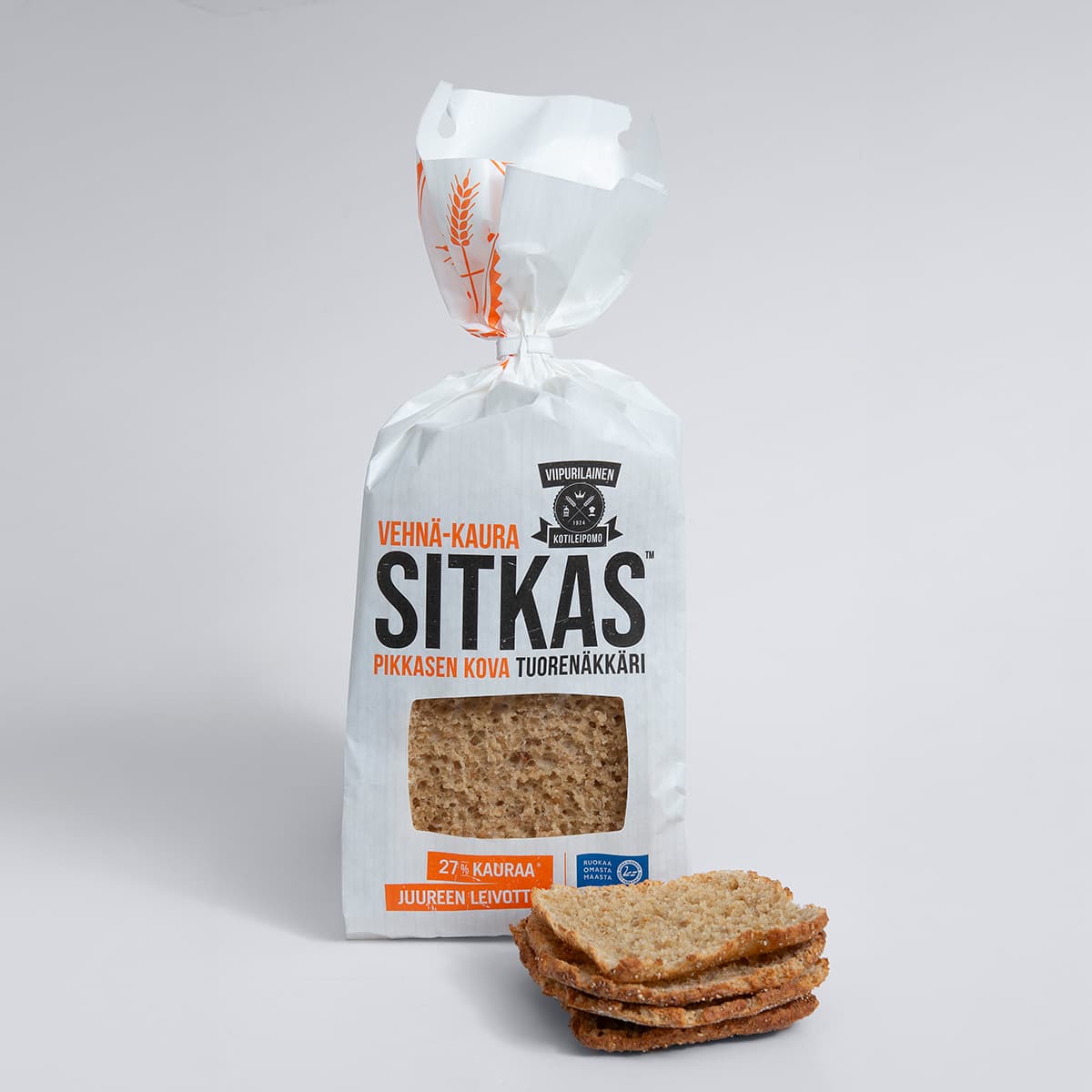 Vehnä-Kaura Sitkas leipäpussi